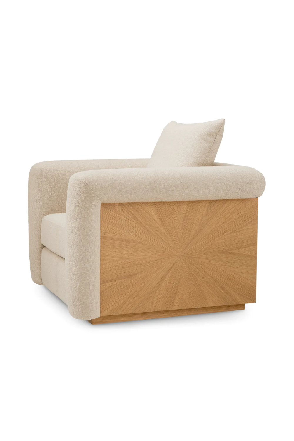 Ecru Fabric Lounge Chair | Eichholtz Amadeo | Oroa.com