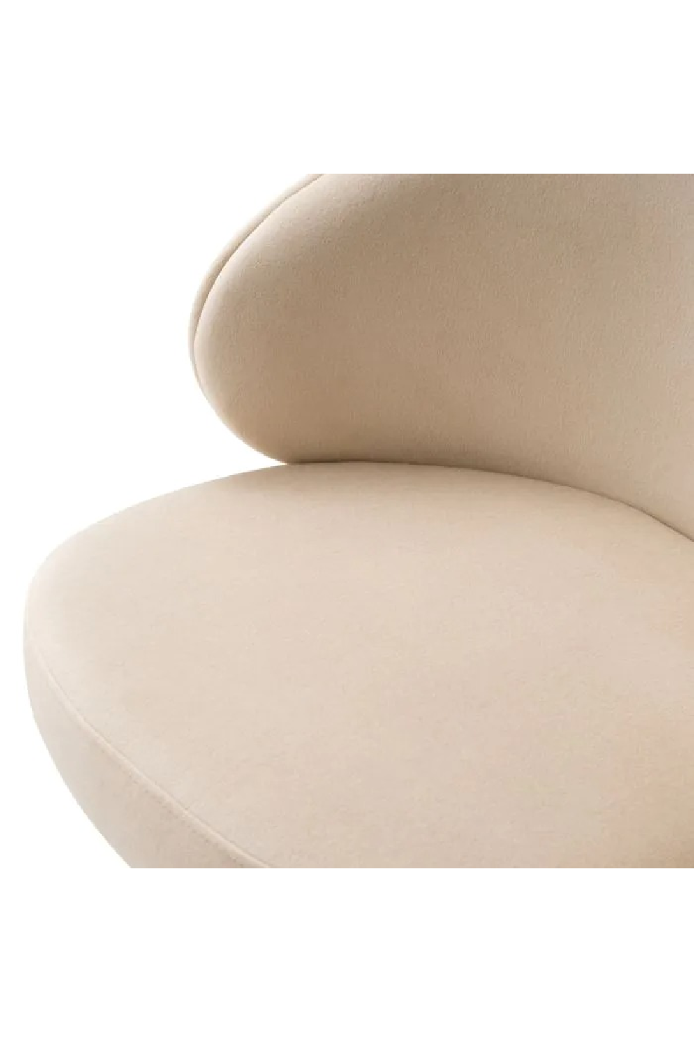 Curved-Back Beige Bar Stool | Eichholtz Camerota | Oroa.com