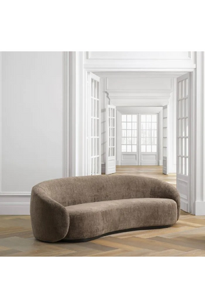 Brown Curved Sofa | Eichholtz Amore | Oroa.com