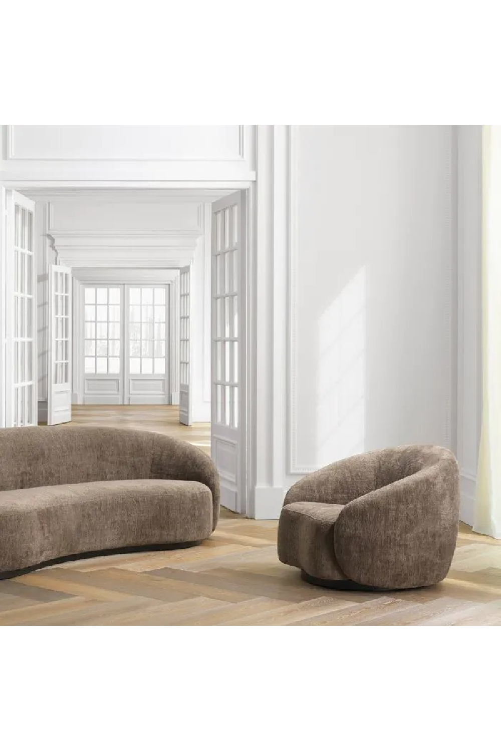 Off-White Swivel Tub Chair | Eichholtz Amore | Oroa.com