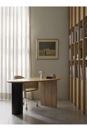 Hidden Storage Oak Desk | Audo Copenhagen The Eclipse | Oroa.com