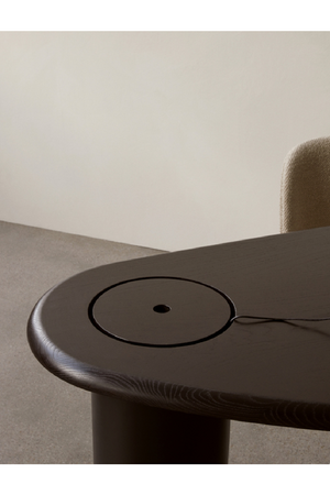 Hidden Storage Oak Desk | Audo Copenhagen The Eclipse | Oroa.com