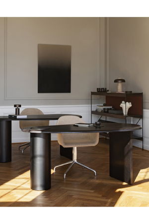 Hidden Storage Oak Desk | Audo Copenhagen The Eclipse | Oroa.com