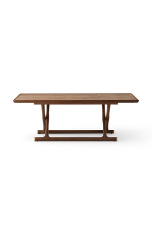 Oiled Wood Foldable Lounge Table | Audo Copenhagen Jager | Oroa.com