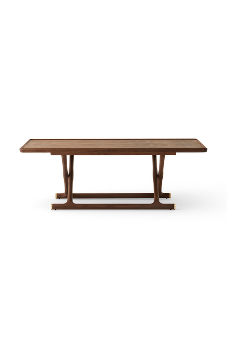 Oiled Wood Foldable Lounge Table | Audo Copenhagen Jager | Oroa.com