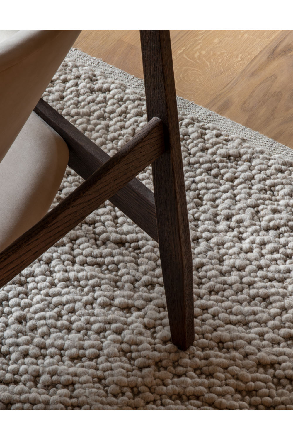 Woven Wool Rug | Audo Gravel | Oroa.com