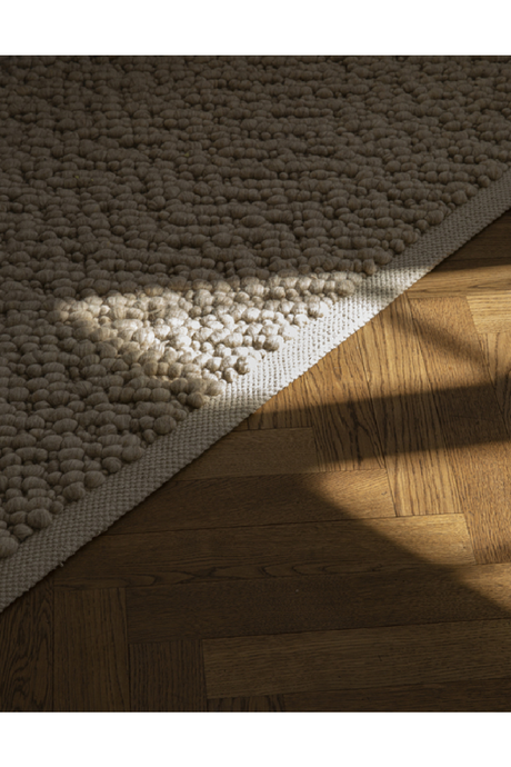 Woven Wool Rug | Audo Gravel | Oroa.com