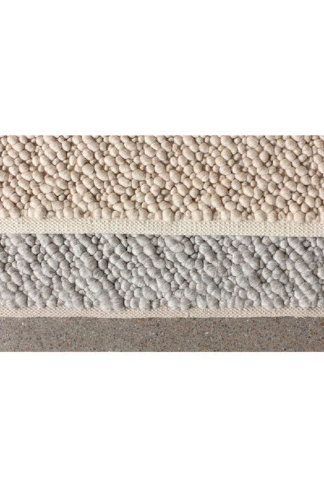 Woven Wool Rug | Audo Gravel | Oroa.com