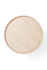 Round Wooden Turning Table | Audo Copenhagen | Oroa.com