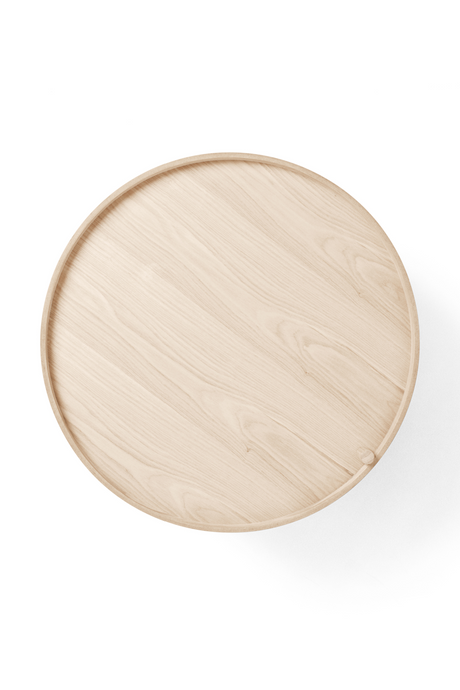 Round Wooden Turning Table | Audo Copenhagen | Oroa.com