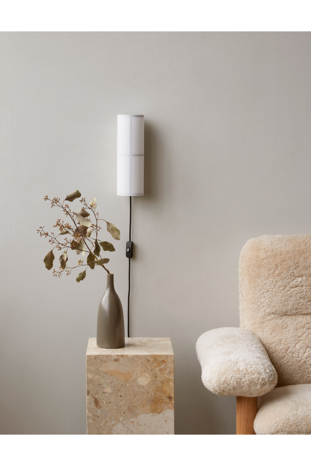 Stone Tall Column | Audo Copenhagen Plinth | Oroa.com