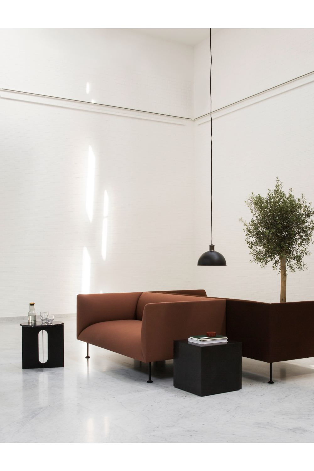 Stone Cubic Column | Audo Copenhagen Plinth | Oroa.com