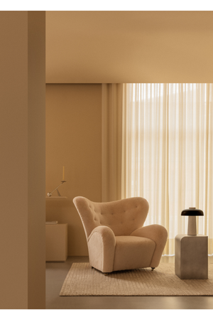 Curved Aluminum Side Table | Audo Copenhagen Volume | Oroa.com