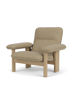 Upholstered Textile Lounge Chair | Audo Copenhagen Brasilia | Oroa.com