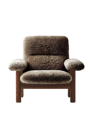 Sheepskin Lounge Chair | Audo Copenhagen Brasilia | Oroa.com