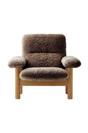 Sheepskin Lounge Chair | Audo Copenhagen Brasilia | Oroa.com