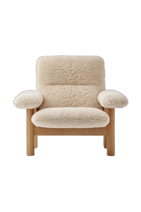 Sheepskin Lounge Chair | Audo Copenhagen Brasilia | Oroa.com