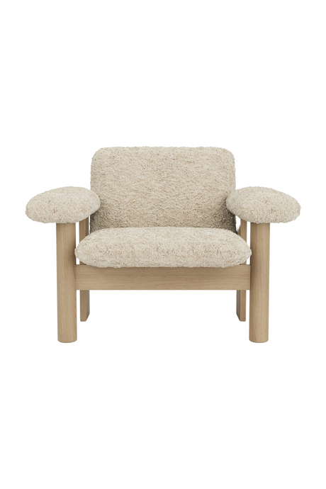 Low Back Sheep Skin Lounge Chair |  Audo Copenhagen Brasilia | Oroa.com