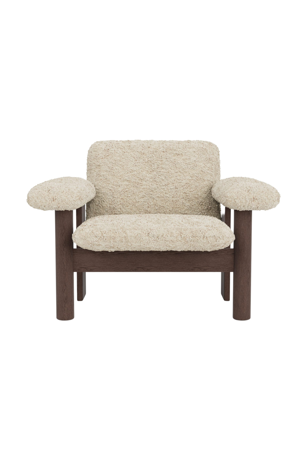 Low Back Sheep Skin Lounge Chair |  Audo Copenhagen Brasilia | Oroa.com