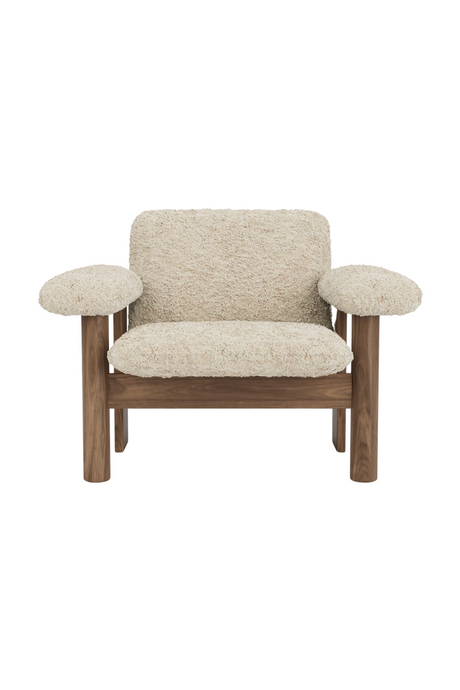 Low Back Sheep Skin Lounge Chair |  Audo Copenhagen Brasilia | Oroa.com