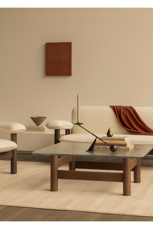 Tempered Glass Lounge Table | Audo Copenhagen Brasilia | Oroa.com