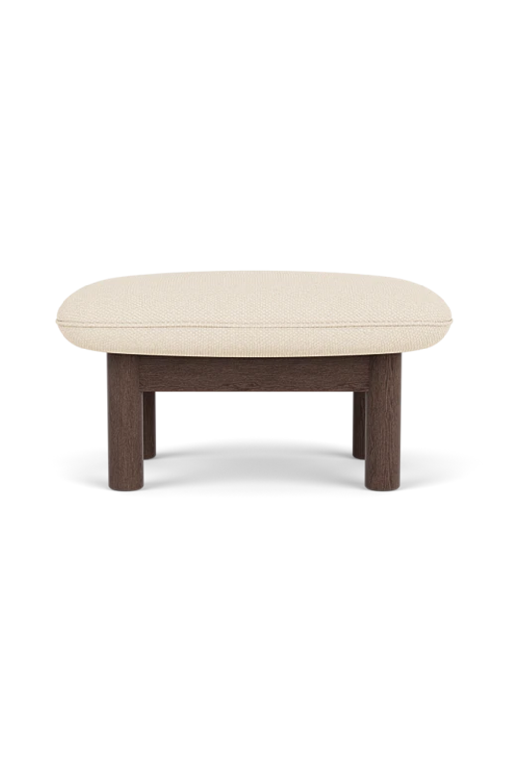 Cushioned Wooden Ottoman | Audo Copenhagen Brasilia | Oroa.com