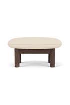Cushioned Wooden Ottoman | Audo Copenhagen Brasilia | Oroa.com