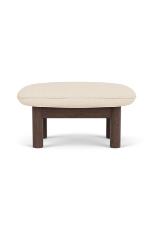Cushioned Wooden Ottoman | Audo Copenhagen Brasilia | Oroa.com