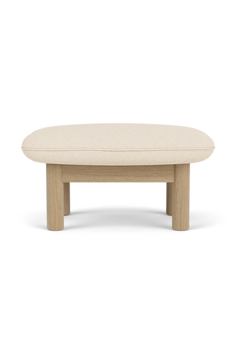 Cushioned Wooden Ottoman | Audo Copenhagen Brasilia | Oroa.com