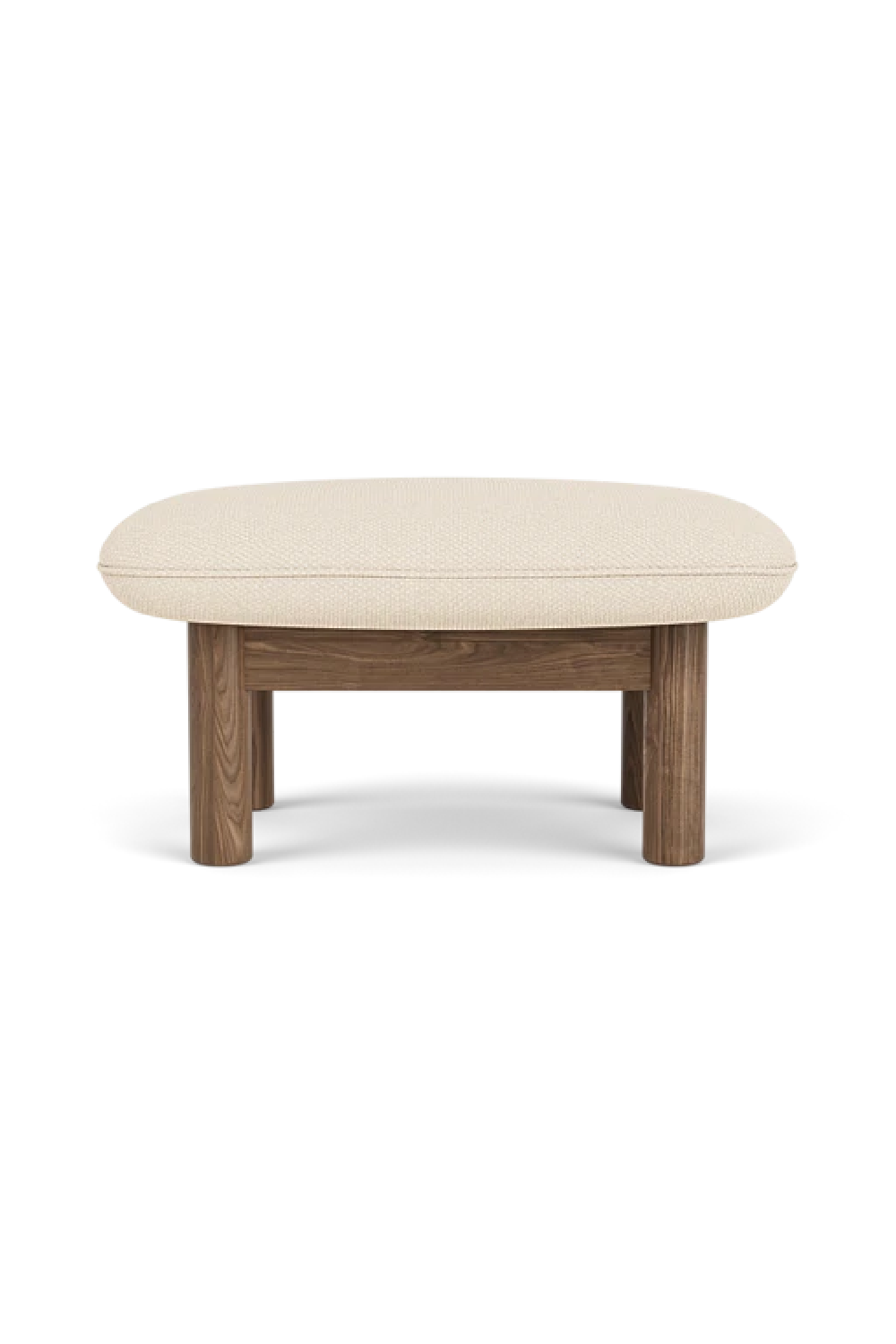 Cushioned Wooden Ottoman | Audo Copenhagen Brasilia | Oroa.com