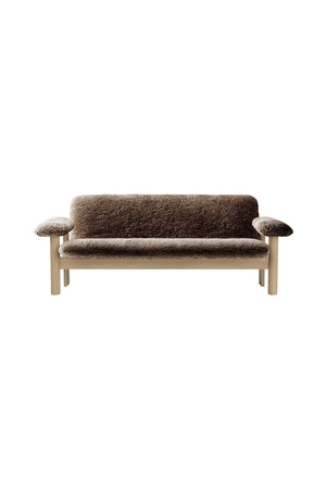 Oak Framed Sheepskin Sofa | Audo Copenhagen Brasilia | Oroa.com