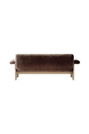 Oak Framed Sheepskin Sofa | Audo Copenhagen Brasilia | Oroa.com
