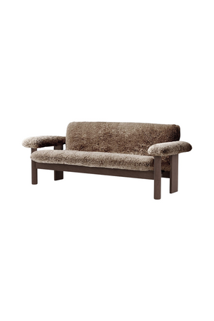 Oak Framed Sheepskin Sofa | Audo Copenhagen Brasilia | Oroa.com