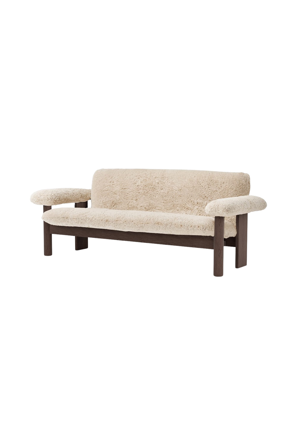 Oak Framed Sheepskin Sofa | Audo Copenhagen Brasilia | Oroa.com