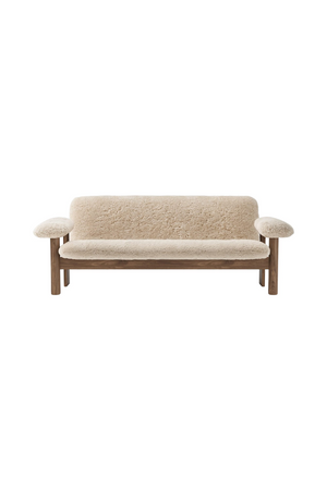 Oak Framed Sheepskin Sofa | Audo Copenhagen Brasilia | Oroa.com