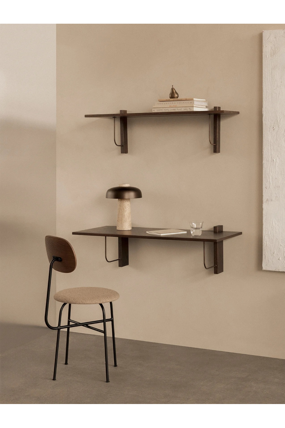 Minimalist Upholstered Seat Dining Chair | Audo Copenhagen Afteroom | Oroa.com