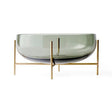 Smoked Green Glass Bowl | Audi Copenhagen Echasse | Oroa.com