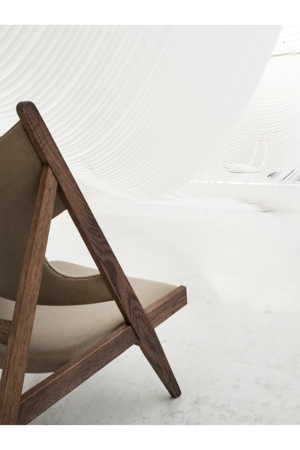 Leather Lounge Chair | Audo Copenhagen Knitting | Oroa.com