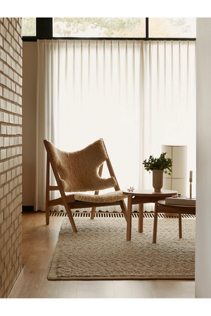 Leather Lounge Chair | Audo Copenhagen Knitting | Oroa.com