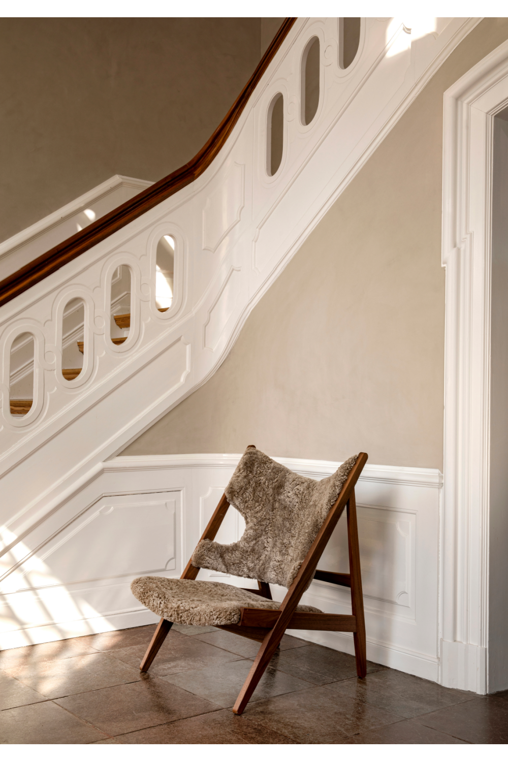 Sheepskin Lounge Chair | Audo Copenhagen Knitting | Oroa.com