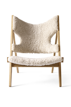 Sheepskin Lounge Chair | Audo Copenhagen Knitting | Oroa.com