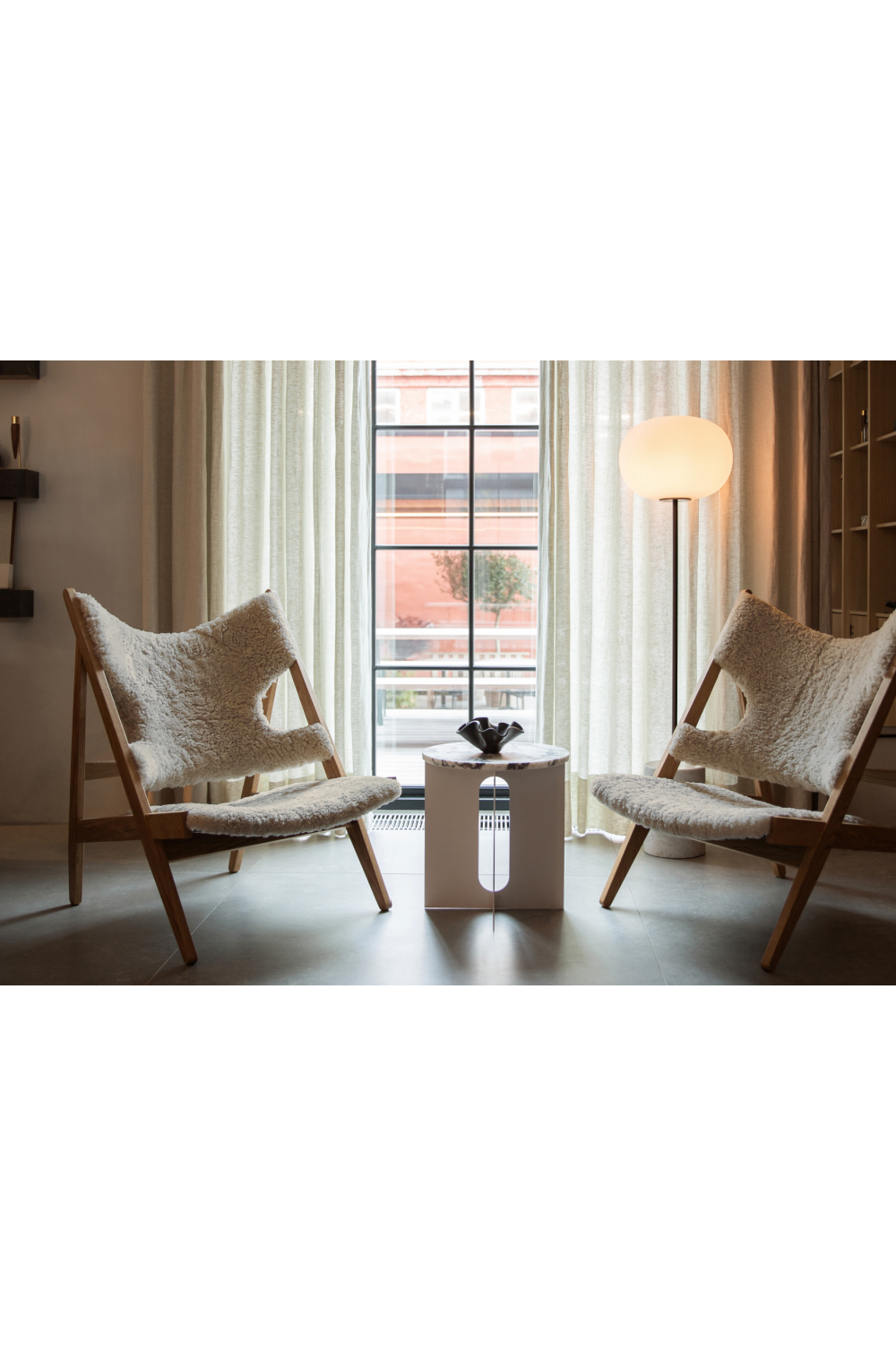 Sheepskin Lounge Chair | Audo Copenhagen Knitting | Oroa.com