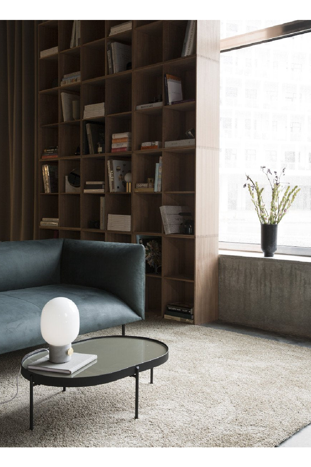 Oval Glass Coffee Table | Audo Copenhagen NoNo | Oroa.com