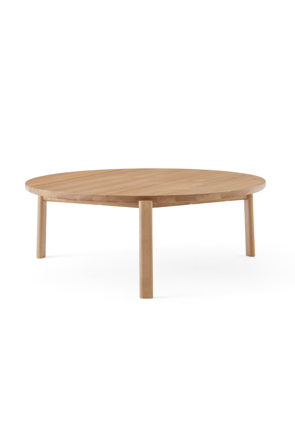 Round Wooden Lounge Table | Audo Copenhagen Passage | Oroa.com