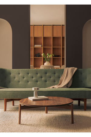 Round Wooden Lounge Table | Audo Copenhagen Passage | Oroa.com