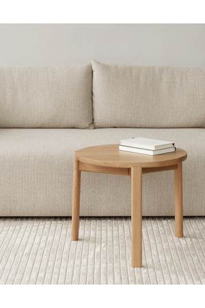 Round Wooden Lounge Table | Audo Copenhagen Passage | Oroa.com