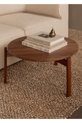 Round Wooden Lounge Table | Audo Copenhagen Passage | Oroa.com