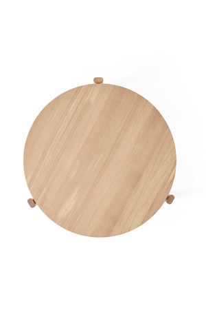 Round Wooden Lounge Table | Audo Copenhagen Passage | Oroa.com