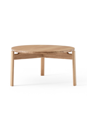 Round Wooden Lounge Table | Audo Copenhagen Passage | Oroa.com