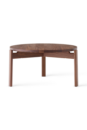Round Wooden Lounge Table | Audo Copenhagen Passage | Oroa.com
